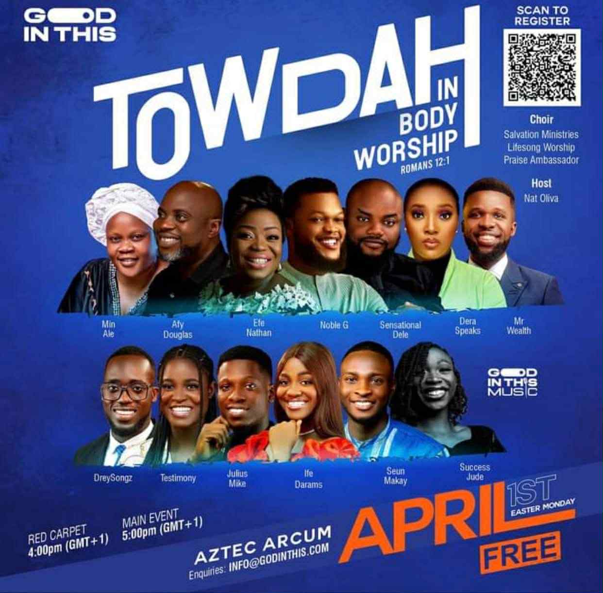 Towdah in Body Worship
